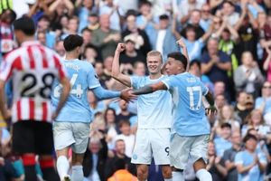 Man City 5 -3 Sunderland: Haaland lập kỷ lục đặc biệt, Man City giữ vững ngôi đầu
