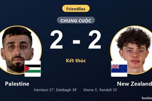 Rượt đuổi tỷ số hấp dẫn, Palestine và New Zealand bất phân thắng bại