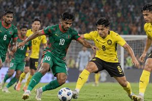 Trực tiếp tỉ số Bangladesh vs Malaysia: Harimau Malaya nhỉnh hơn, Bangladesh chờ thời cơ