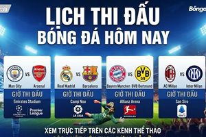 Lịch thi đấu bóng đá trong nước, quốc tế hôm nay (26/9)