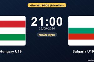 Nhận định Hungary U19 vs Bulgaria U19: Bản lĩnh sân khách được thử lửa