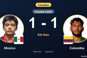 Mora gỡ hòa cho Mexico, Colombia đánh rơi lợi thế tại Baltimore