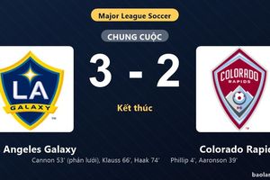 Thống kê trận đấu Los Angeles Galaxy 3-2 Colorado Rapids: Los Angeles Galaxy ngược dòng ngoạn mục
