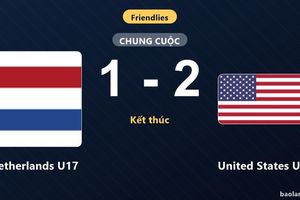 United States U17 đánh bại Netherlands U17 trong trận giao hữu quốc tế