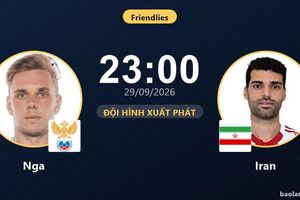 TRỰC TIẾPTrực tiếp Nga vs Iran: Trận đấu đang diễn ra