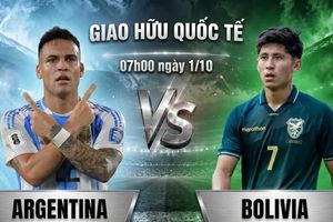 Nhận định Argentina vs Bolivia, 07h00 ngày 1/10: Argentina bắt đầu học cách sống thiếu Messi