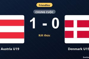 Thống kê trận đấu Austria U19 1-0 Denmark U19: Austria U19 giành chiến thắng chung cuộc