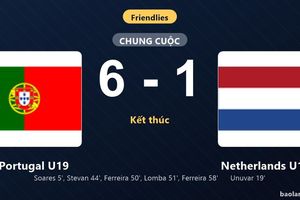 Thống kê trận đấu Portugal U19 6-1 Netherlands U19: Portugal U19 thắng đậm thuyết phục