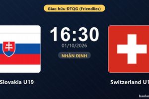 Nhận định Slovakia U19 vs Switzerland U19: Bản lĩnh sân khách được thử lửa