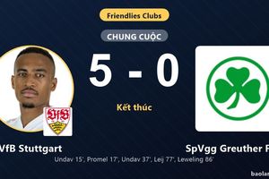 VfB Stuttgart vùi dập SpVgg Greuther Fürth trong trận giao hữu