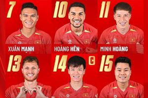 Đội hình ra sân của tuyển Việt Nam trước Pakistan: Đình Bắc dự bị