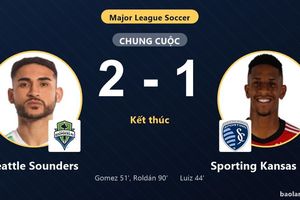 Seattle Sounders ngược dòng hạ Sporting Kansas City, dìm đối thủ ở đáy bảng