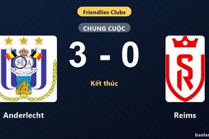 Thắng thuyết phục Reims, Anderlecht thị uy sức mạnh ở trận giao hữu