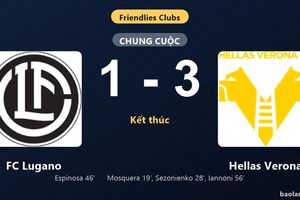 Thống kê trận đấu FC Lugano 1-3 Hellas Verona: E. Iannoni tỏa sáng, Hellas Verona giành trọn 3 điểm