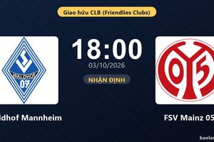 Nhận định Waldhof Mannheim vs FSV Mainz 05: Bản lĩnh sân khách được thử lửa