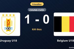 Đánh bại Belgium U18, Uruguay U18 nối dài niềm vui trong trận giao hữu