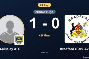 Owen tỏa sáng, Guiseley AFC vượt qua Bradford (Park Avenue) tại FA Cup