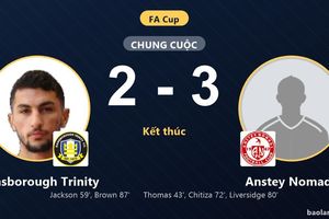 Anstey Nomads thắng kịch tính, Gainsborough Trinity rượt đuổi bất thành tại FA Cup