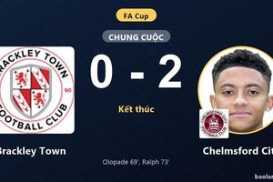 Ghi hai bàn chớp nhoáng, Chelmsford City khiến Brackley Town nhận thất bại ở FA Cup