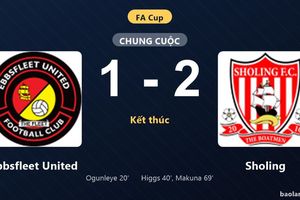 Thống kê trận đấu Ebbsfleet United 1-2 Sholing: Sholing ngược dòng ngoạn mục