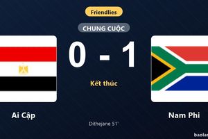 Thống kê trận đấu Ai Cập 0-1 Nam Phi: P. Dithejane tỏa sáng, Nam Phi giành trọn 3 điểm
