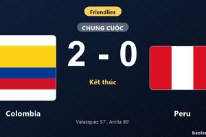 Thống kê trận đấu Colombia 2-0 Peru: D. Arcila tỏa sáng, Colombia giành trọn 3 điểm
