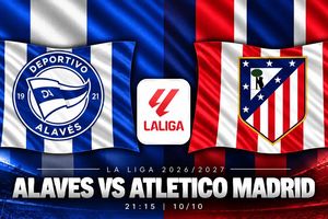Lịch sử đối đầu Alaves vs Atletico Madrid: Simeone chờ nối dài ưu thế, Alaves mơ lặp lại cú sốc Mendizorroza