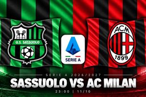 Lịch sử đối đầu Sassuolo vs AC Milan: Berardi chờ nối dài mạch bất bại, Milan quyết phá dớp MAPEI Stadium