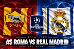 Lịch sử 12 trận đối đầu AS Roma vs Real Madrid: Totti từng gieo ác mộng, Mbappe chờ viết tiếp lịch sử