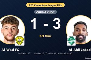 Thua Al-Ahli Jeddah 1-3, Al-Wasl FC ngậm ngùi trắng tay trên sân nhà