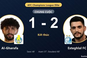 Hạ Al-Gharafa ngay trên sân khách, Esteghlal FC chen chân vào tốp đầu