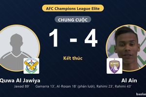 Thắng đậm Al Quwa Al Jawiya, Al Ain vươn lên nhóm đầu AFC Champions League Elite