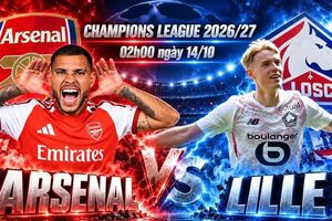 Nhận định Arsenal vs Lille, 02h00 ngày 14/10: Pháo thủ nối dài mạch thắng