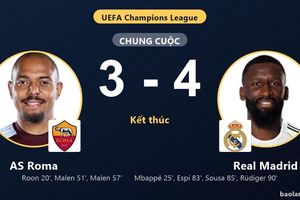 Ngược dòng hạ AS Roma 4-3, Real Madrid khiến chủ nhà ôm hận tại Olimpico