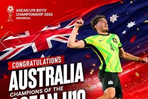 U19 Australia vô địch Đông Nam Á 2026