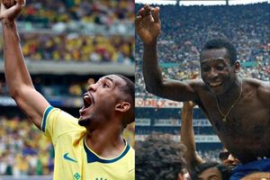 Bức ảnh sao Brazil ăn mừng gợi nhớ Pele lan truyền chóng mặt