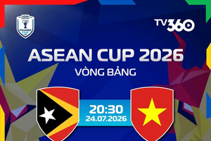 Lịch thi đấu ASEAN Cup hôm nay (24-7): Đội tuyển Việt Nam thị uy sức mạnh