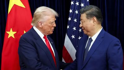 Màn trình diễn trên không chào mừng Chủ tịch Tập Cận Bình thăm Mỹ