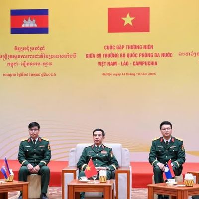 Cuộc gặp thường niên giữa ba Bộ trưởng Quốc phòng Việt Nam-Lào-Campuchia