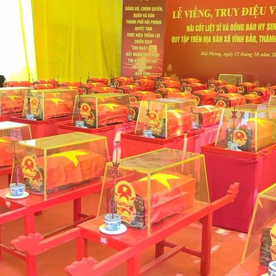 Hải Phòng sẵn sàng cho lễ viếng, truy điệu và an táng hài cốt liệt sĩ tại 'địa chỉ đỏ' Mả Chìa