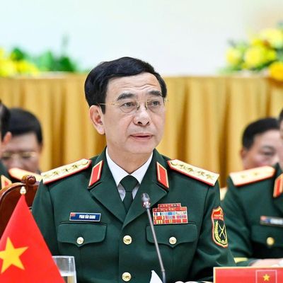 Cuộc gặp giữa Phó Thủ tướng, Bộ trưởng Quốc phòng Việt Nam - Lào - Campuchia
