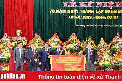 Đảng bộ huyện Thường Xuân kỷ niệm 70 năm ngày thành lập
