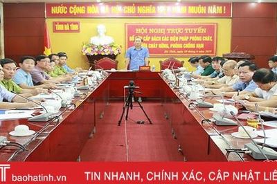 Hà Tĩnh rà soát lại diện tích rừng dễ cháy, chủ động thực hiện '4 tại chỗ' trong PCCCR