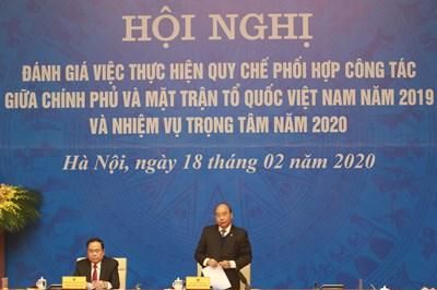 Nâng cao hiệu quả công tác phối hợp giữa Chính phủ và Ủy ban Trung ương MTTQ Việt Nam