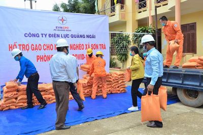 PC Quảng Ngãi hỗ trợ 3 tấn gạo cho người nghèo phòng chống dịch Covid-19