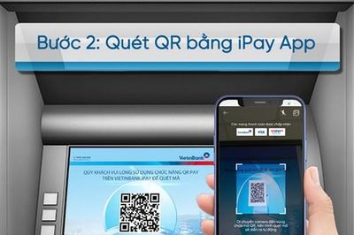 VietinBank triển khai rút tiền bằng mã QR tại ATM