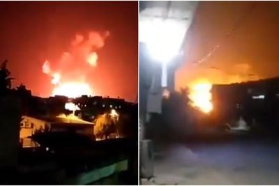 Căn cứ Syria bị không kích dữ dội, Damascus tố Israel là 'thủ phạm'
