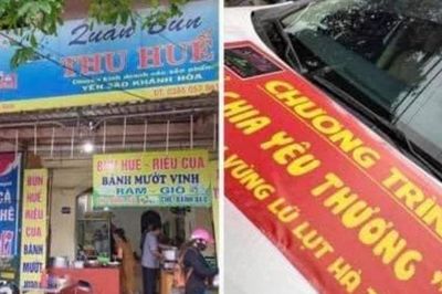 Hà Tĩnh: Xử phạt 750 nghìn đồng quán ăn chặt chém đoàn cứu trợ đến vùng lũ