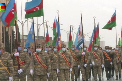 Azerbaijan diễu binh cực lớn mừng chiến thắng