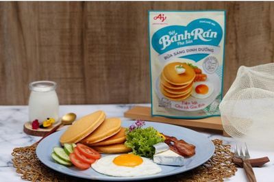 Bữa sáng chuẩn dinh dưỡng và tiện lợi với Bột bánh rán pha sẵn từ Ajinomoto